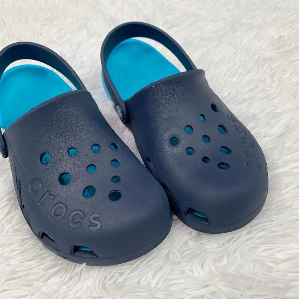 CROCS Kids Dark Blue Electro clogs‎